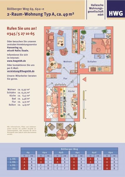 Grundriss zur Wohnung