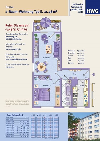 Grundriss zur Wohnung