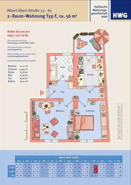 Grundriss zur Wohnung