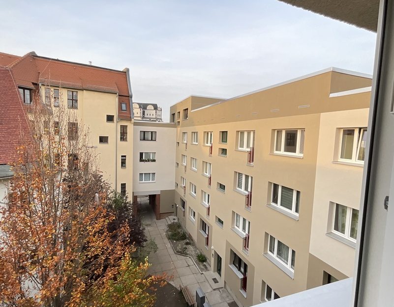 Blick zum Hof